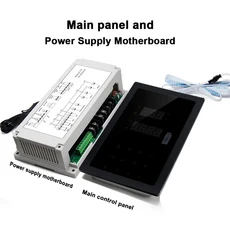 3P/380V/240V-9KW 전기 열 적외선 치료 조명 UV 팬 스위치 용 다기능 WIFI 사우나 제어판, 01 220VAC5KW, 02 NO light, 01 Main control board