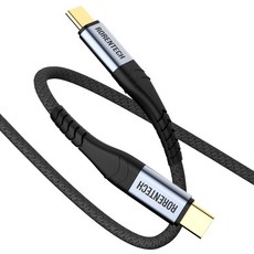 로랜텍 C to C PD USB 3.1 gen2 고속충전 케이블 100W 1.2m, 1개, 혼합색상