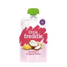 【Little Freddie】寶寶果昔 六個月以上適用 歐洲原裝進口 無添加, 蘋果 香蕉 鳳梨 椰奶