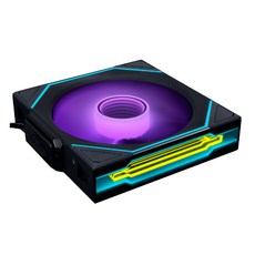 聯力 LIANLI UNI FAN SL-INF 無線12公分積木風扇，無線控制，小白的生活工場推薦, 1個, 12RSLIN1W1B(黑反)