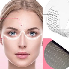 제이블릭 효과빠른 마이크로 니들패치 눈가 눈 팔자 이마 미간 주름 제거 패치 스티커, 6개입, 2개