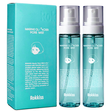 록키스 마린 빙하수 약산성 모공 미스트, 2개, 100ml