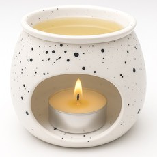 올레비엔 세라믹 블랙펄 아로마램프, 1개, 화이트