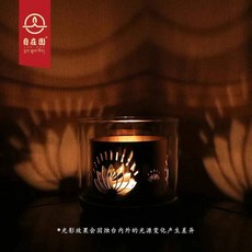 光影燈座燭台, 大蓮花 光影燈座燭台