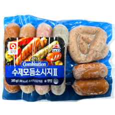 사조오양 수제모듬소세지2, 385g, 3개