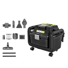 WORX WU037 乾濕兩用吸塵器, 1個, 空機+配件+贈品(不含電池.充電器)