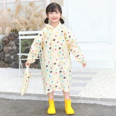 優貝選 星星小熊印花兒童雨衣