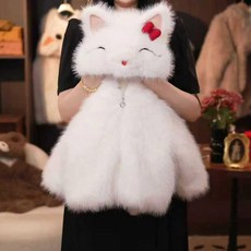 귀여운 노란오리 외투 자켓 잠바 두꺼운 보온 아우터 호랑이 토끼, 120cm, 1개, 리틀폭스 화이트