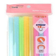 대박제품 버블티빨대(15P)_7307 카페빨대