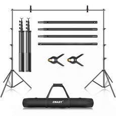 EMART 300cm360cm 배경 스탠드 촬영 스탠드 큰 촬영 스탠드 세트 폭 높이 조절