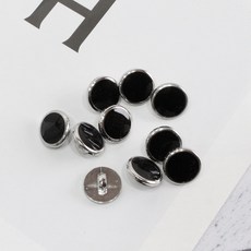 [마이원단] sc2997 10mm 미니단추 10개1set, 1세트, 블랙