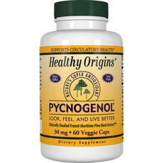 Healthy Origins 松樹皮萃取素食膠囊 30mg, 60顆, 1罐