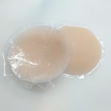 防走光胸貼，日本不敏感矽膠胸貼，可重複使用，隱形凸點乳貼, 1個, (M58)圓形薄款【10CM】