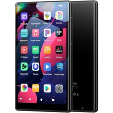 블루투스 WiFi가 탑재된 팬베이스 5인치 96GB MP3 플레이어 스피커 4GB RAM 및 32GB ROM이 안드로이드 13 MP4 가청 기능이 있는 스포티파이 뮤직 FM