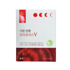 기분전환 알파플러스V 호박 차전자피 20포, 110g, 1개