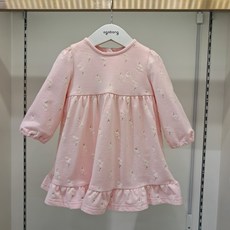 아가방 초특가세일~초초특가~사랑스러운 러블리 프릴 면 원피스 ~ 잔꽃무늬 디자인에 순면으로 가슴에 프릴을 달아 여성스럽고 편안한 원피스~~