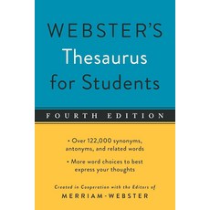 Federal Street Press Webster's Thesaurus for Students Fourth Edition Newest Edition [paperback]