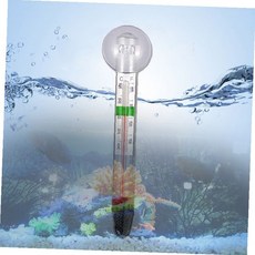수족관 어항온도계 수온측정 열대어용품 관상어사육 아쿠아리움 탈부착식 수중온도체크, 1개