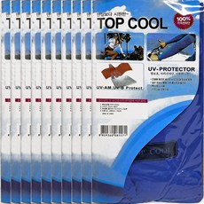 TOP 탑쿨토시 10+1세트 아이스토시 팔토시 냉장고토시, 파랑색(10+1)