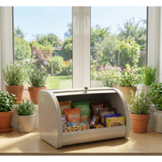 다이떼 브레드박스 식탁위정리대 빵보관함, 1개