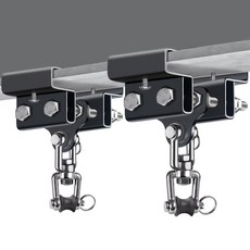 [ 842953 ] Dolibest 헤비 백 마운트 펀칭백 행거 I 빔 액세서리용 브래킷 회전 후크가 있는 복싱 백용 천장 마운트 (2팩), I-빔 행거-2팩