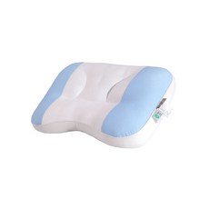 리포즈 오방 옆면 입체 베개+세탁망, 스카이블루