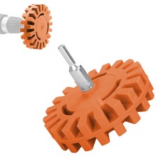 아이베란다 드릴용 접착제 스티커 제거 휠 리무버 고무 지우게, 1개