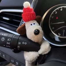 와이퍼 깜박이 인형 차인테리어 차량인형 악세사리, 1개, 9.빨강모자
