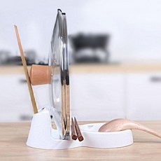 블랙카우 멀티 조리 도구 거치대 국자 받침대 냄비 뚜껑