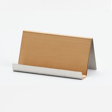 라인하임 스텐 명함거치대 명함꽂이 명함스탠드, 로즈골드 무광, 1개