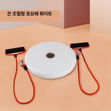 웅즈스토어 허리돌리기운동기구 1개 원판 전신, 브라이트문화이트 (풀 로프 모델)