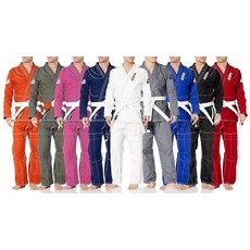 REEVO 초경량 BJJ 도복 - 초경량 - 여름 도복 - 브라질 주짓수 유니폼 화이트 벨트 포함