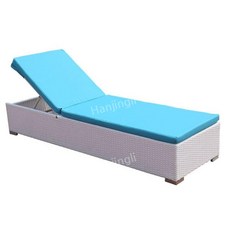 침대 야외 라탄 호텔 방수 리조트 썬베드 수영장 해변 의자 발코니 비치, A. 기본