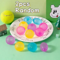 럭비 풋볼 스트레스 볼 스퀴시 장난감 스퀴즈볼 말랑이 스트레스 슈가 볼 불안 완화 감각 장난감 어린이, 01 2pcs Random