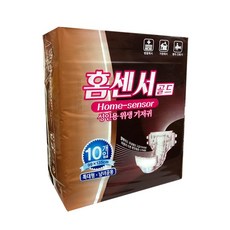 홈센서골드 특대형 남여공용 성인용위생기저귀 10개입 성인기저귀, 10매입, 2세트