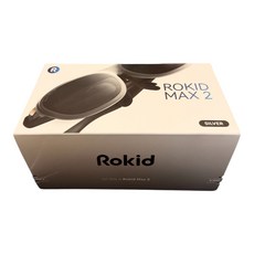 ROKID Max 2 遊戲眼鏡 沉浸式體驗 輕巧舒適 時尚銀色外觀 清晰畫面, 1個