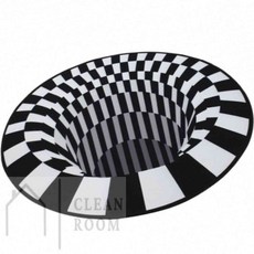 정리방 입체 착시매트 80cm 사진촬영소품