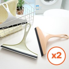 아옴 밀착 다용도 물기 제거기 2P, 연초록색, 2개