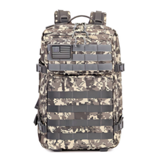 45L 대용량 아웃도어 스포츠 등산 라이딩 방수 수납 백팩, ACU