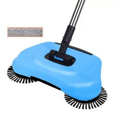 수동 청소기 가정용 다기능 물청소 길이조절 물걸레 걸레, 기본 모델명/품번, 블루 천 2개 포함