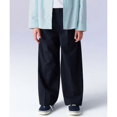 무신사 스탠다드 MUSINSA STANDARD KIDS 와이드 밴딩 슬랙스 [네이비] MKEPL3Z01-NA 418422