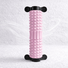 고정 eva 폼롤러 종아리 목 스트레칭 마사지, 1개, 핑크
