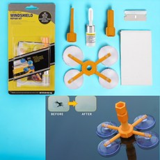 자동차 유리복원제 차량 돌빵 기스 복원제, 단품, 상품선택, 1세트