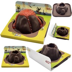 마그마 화산폭발 실험키트 만들기 용암 분출 볼케이노 모형 구연산 베이킹소다 반응 실험