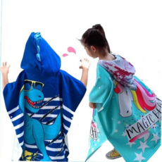 비치가운 유아동 키즈 비치타올 후드비치가운 샤워 목욕 물놀이