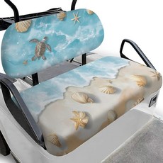 [ 1241800 ] Pirexcny 거북이 껍질 범용 골프 카트 시트 프로텍터 2팩 커버 옥스포드 패브릭 클럽 커버 긁힘 방지 기술 포함 세탁기 세탁 가능 하루 종일 운