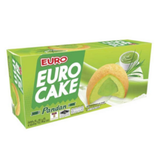 EURO香蘭蛋糕 口感鬆軟綿密 獨立包裝方便攜帶 不含人工色素與防腐劑, 17g, 12個