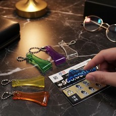 미니 스크래퍼 복권 긁는 도구, 투명화이트 1p, 1개