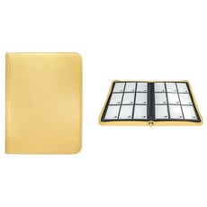 Ultra Pro 亮彩系列拉鍊式收集冊, 1個, 亮彩系列拉鍊式9格收集冊,黃色 圖6