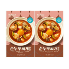 노브랜드 순두부찌개 양념 수량, 2개, 130g